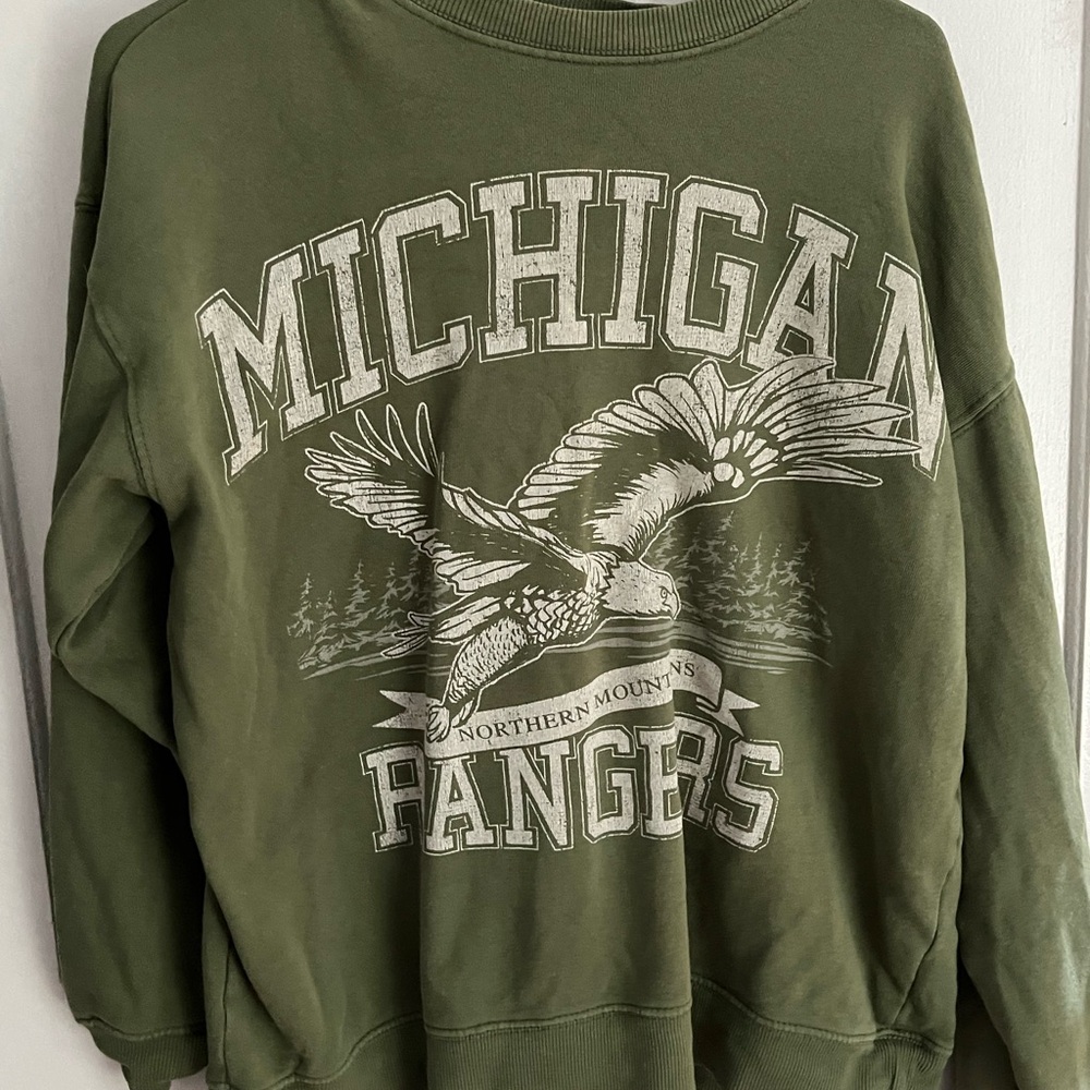 Green Michigan Rangers Sweater